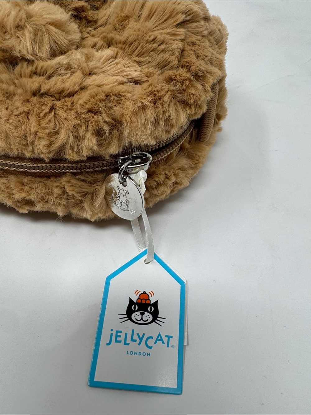 NWT jellycat Kids' Bartholomew Bear Plush Pouch - Picture 3 of 4